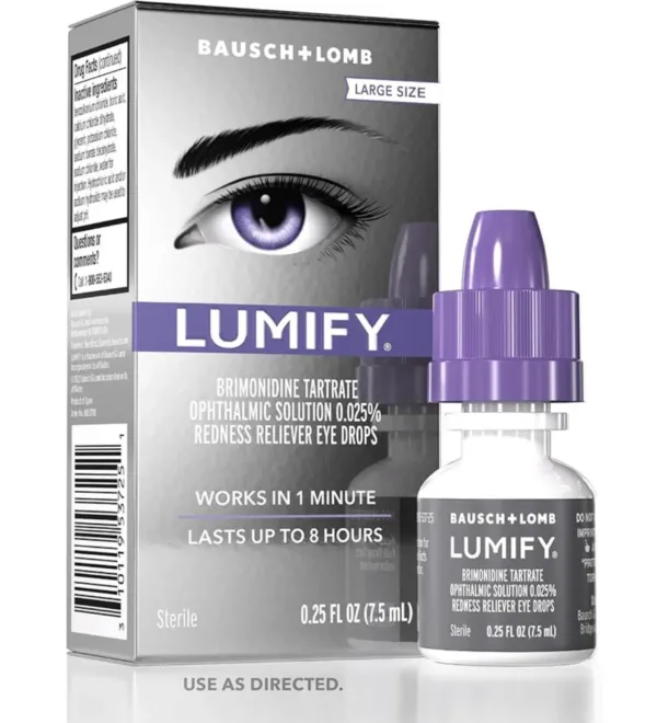 LUMIFY Eye Drops for Red Eyes (0.25 Fl Oz / 7.5mL)