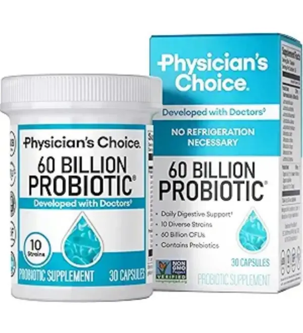 Physician's CHOICE Probiotics 60 Billion CFU (30 Capsules)