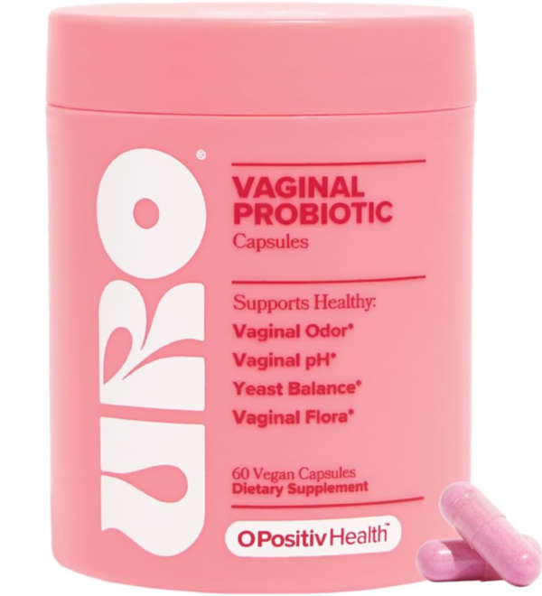 O Positiv URO Vaginal Probiotics for Women (60 Capsules)